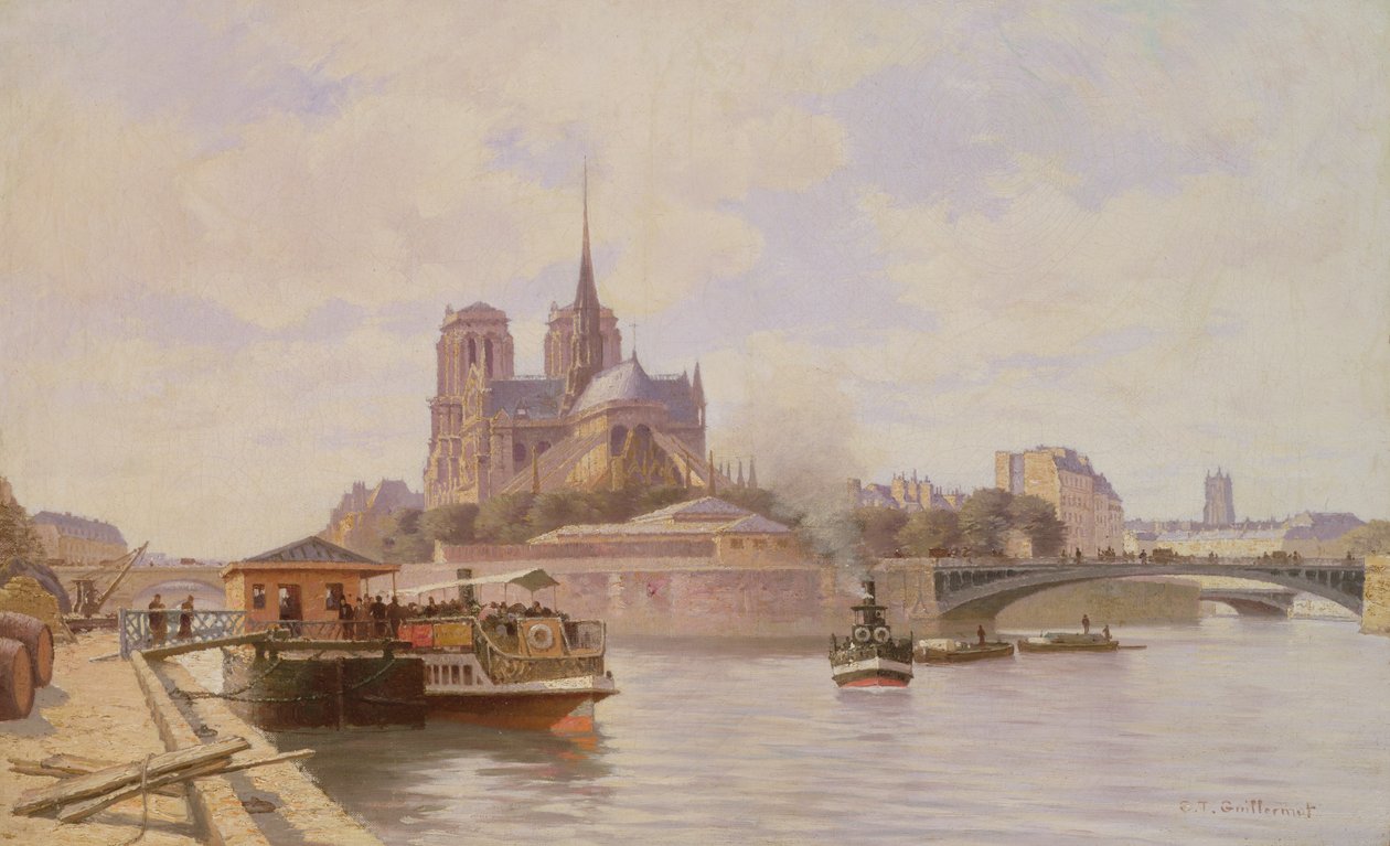 Seinen vid Notre Dame av C.T. Guillermot