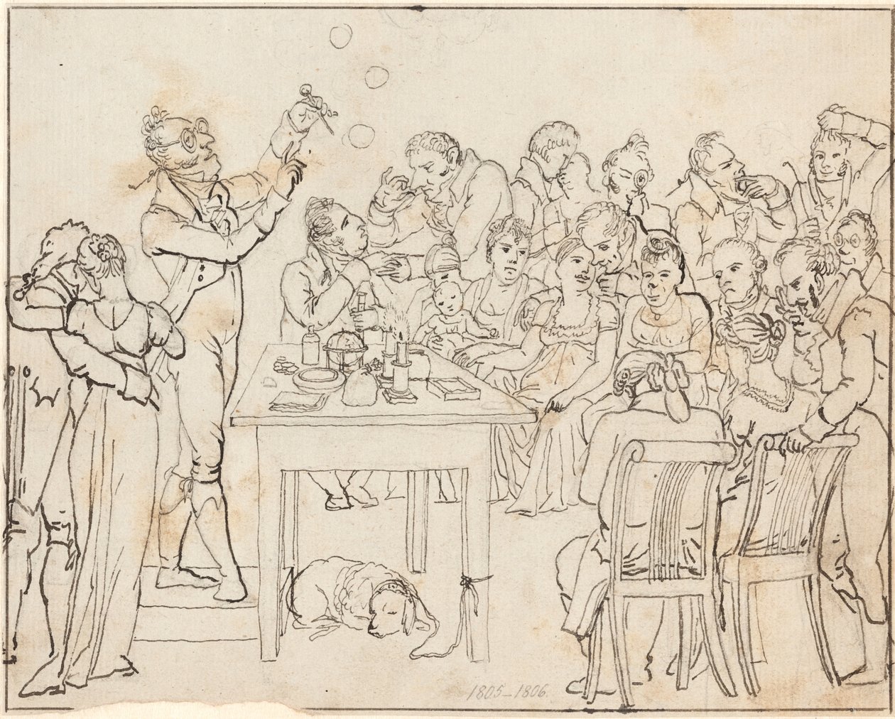 En vetenskaplig demonstration av Christoffer Wilhelm Eckersberg