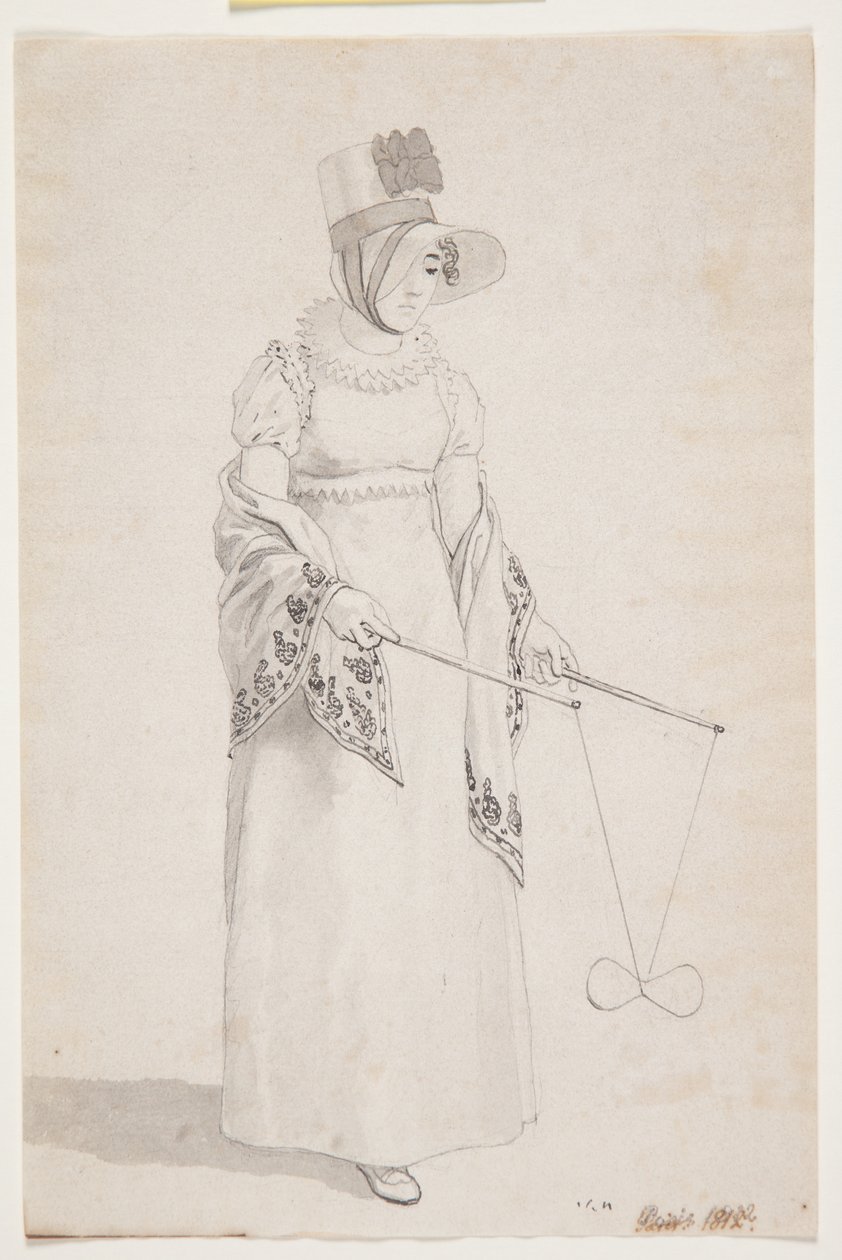 Preliminär studie för "Utsikt från slottet Meudon nära Paris" av Christoffer Wilhelm Eckersberg