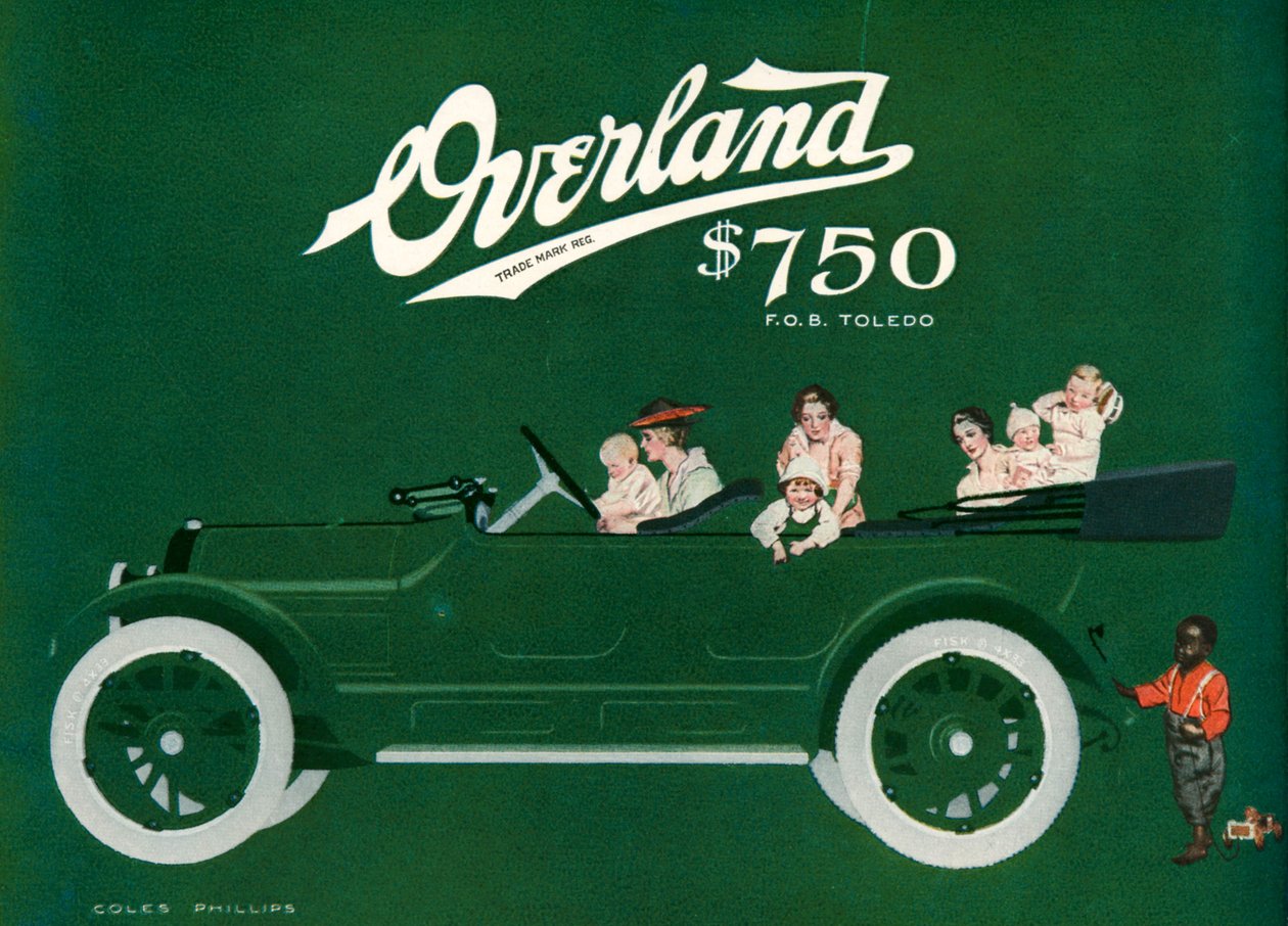 Willys-Overland Magazine Annons av C. Coles Phillips