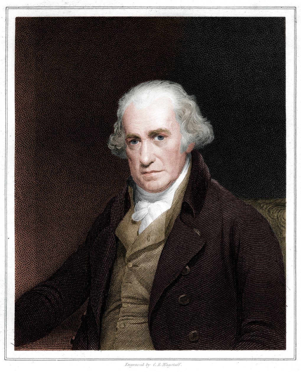 James Watt, skotsk ingenjör, 1833 av C. E. Wagstaff