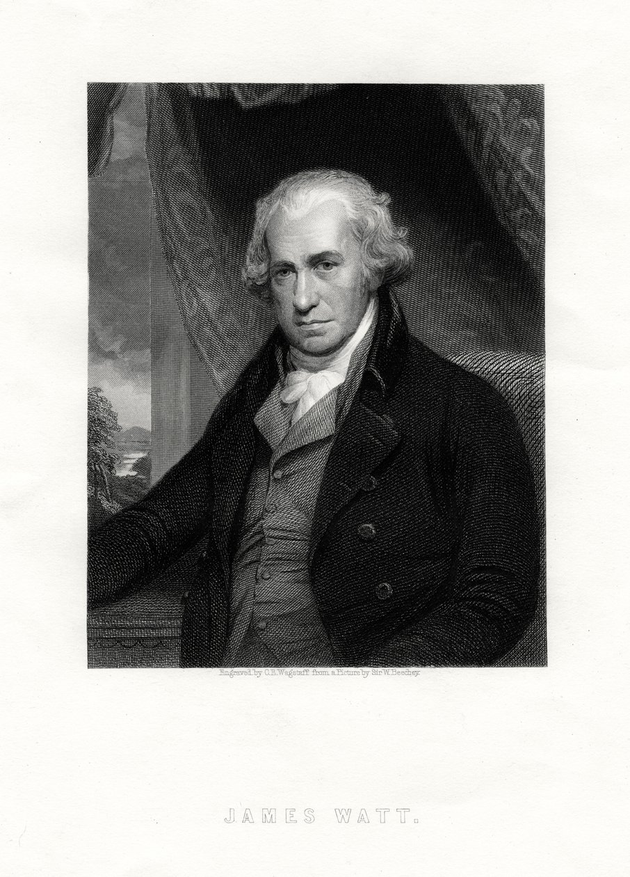 James Watt, skotsk uppfinnare och ingenjör, 1800-talet. av C. E. Wagstaff