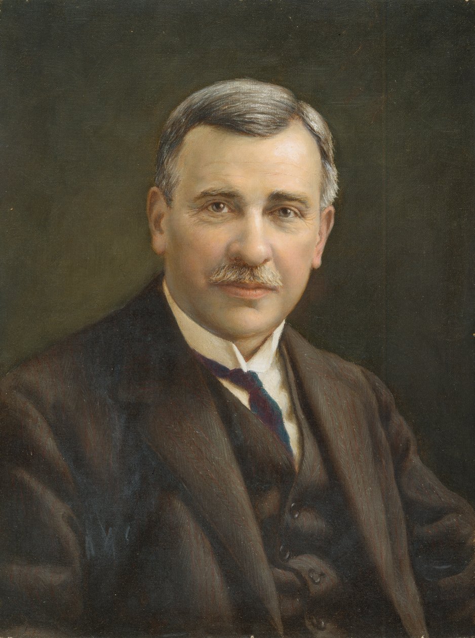 Arnold Dunbar Smith (1866-1933) (olja på duk) av C. H. Parker