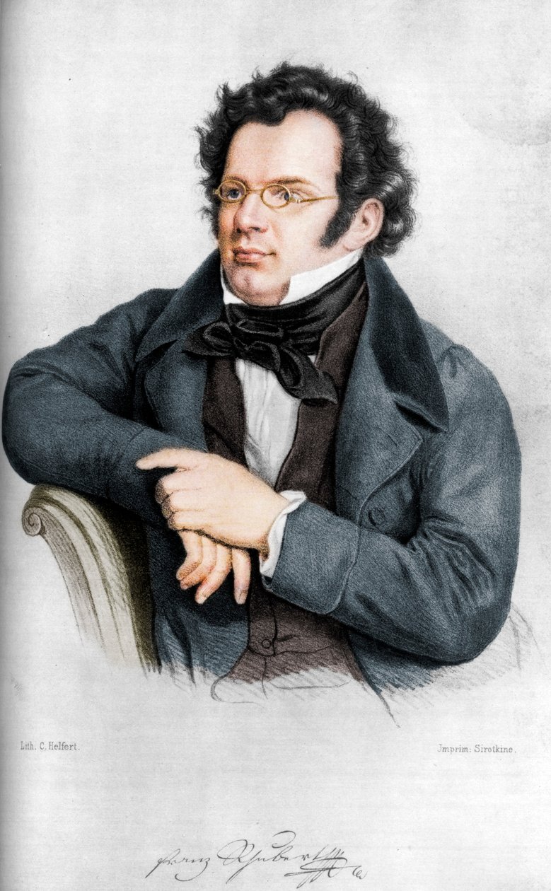 Franz Peter Schubert 1797-1828, österrikisk kompositör av C Helfert