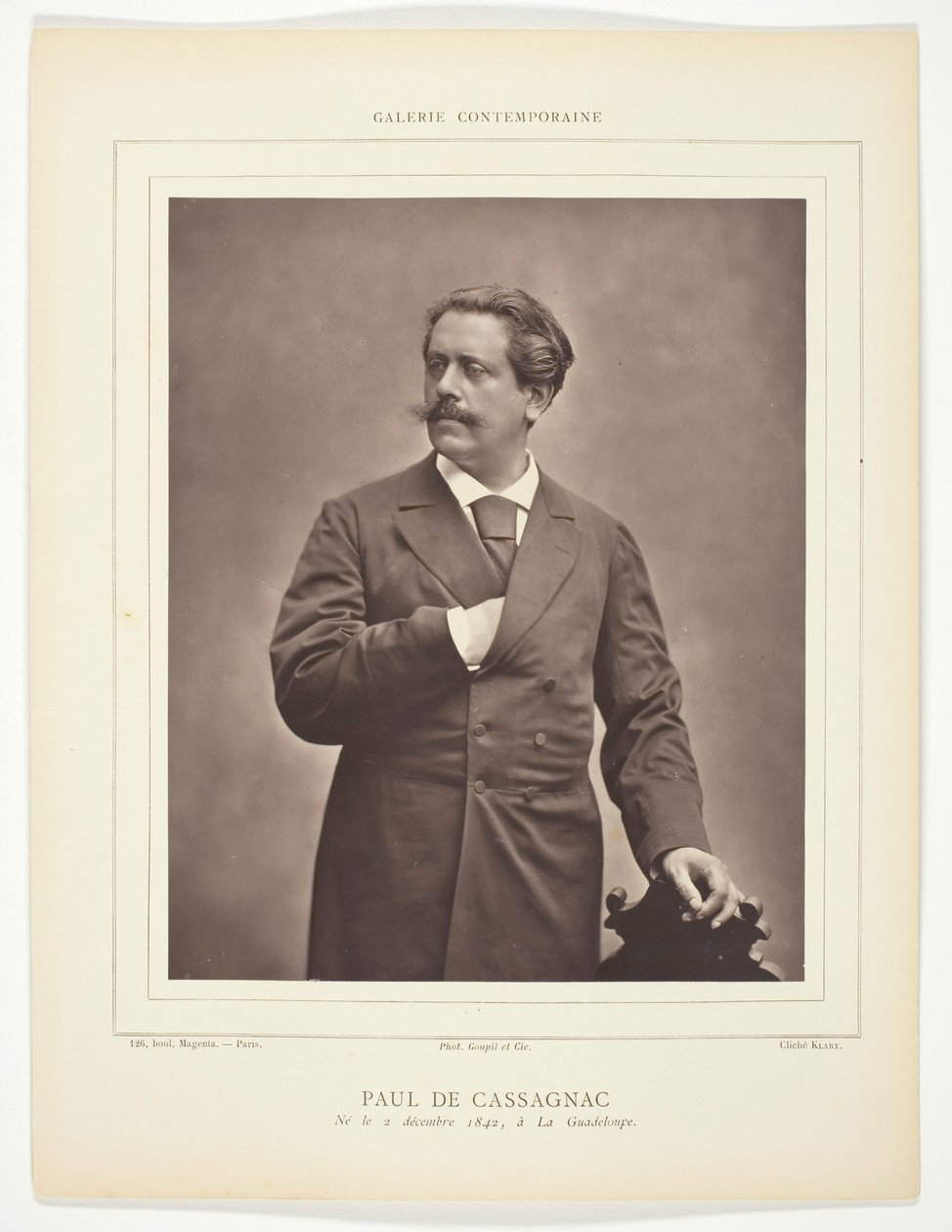 Paul de Cassagnac (fransk författare och politisk journalist, 1842-1904) av C. Klary