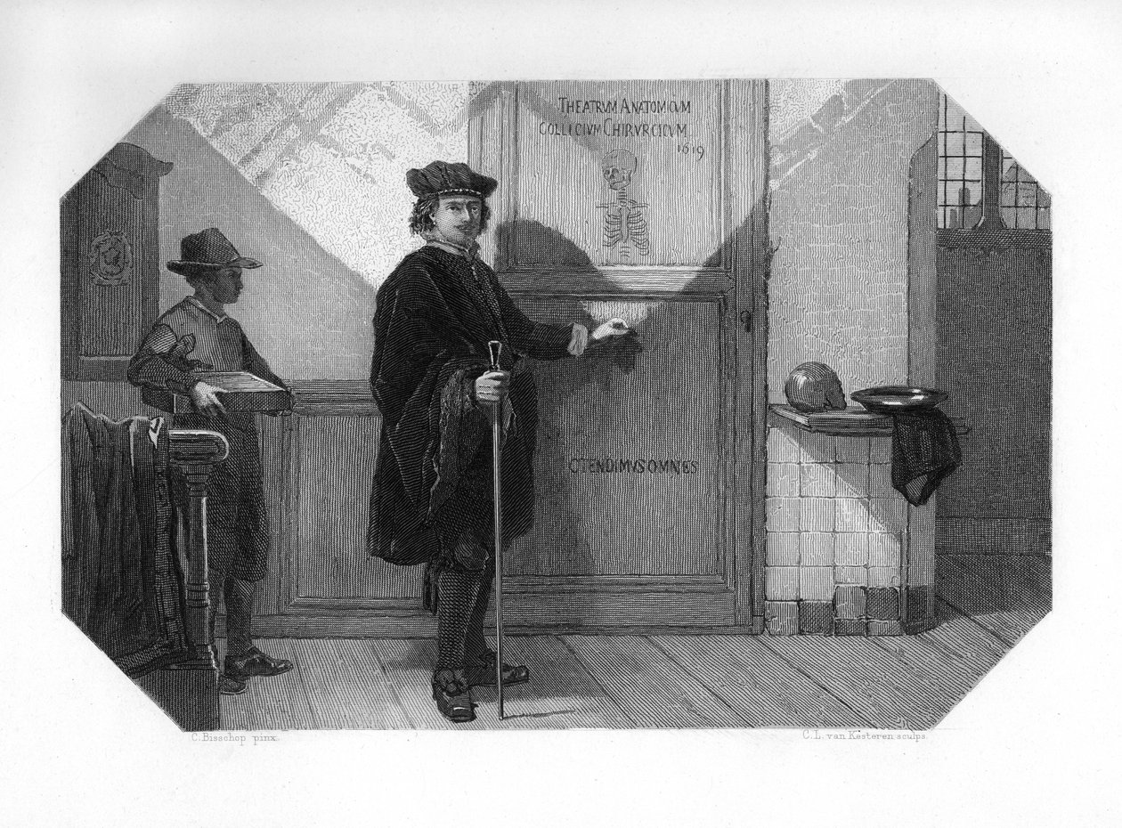 Rembrandt Harmenszoon van Rijn, holländsk målare från 1600-talet, c1870. av Domenico del Barbiere