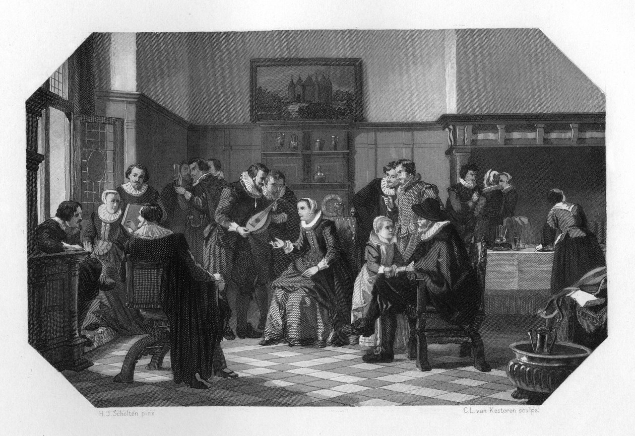 Muidencirkeln, Nederländerna, 1600-talet c1870. av Domenico del Barbiere