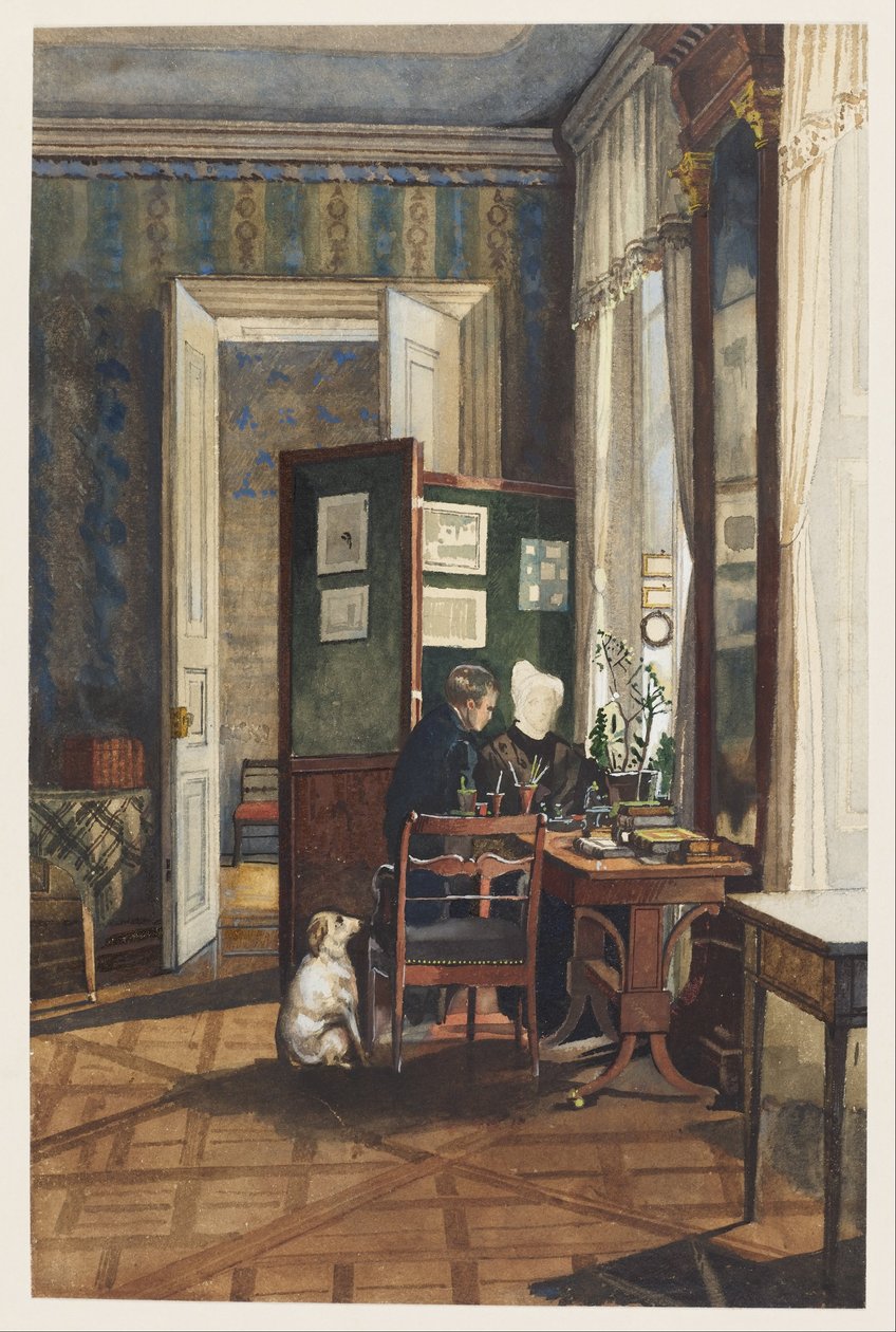 Ett rum i Reuss-palatset, Dresden av C. M. Fredro