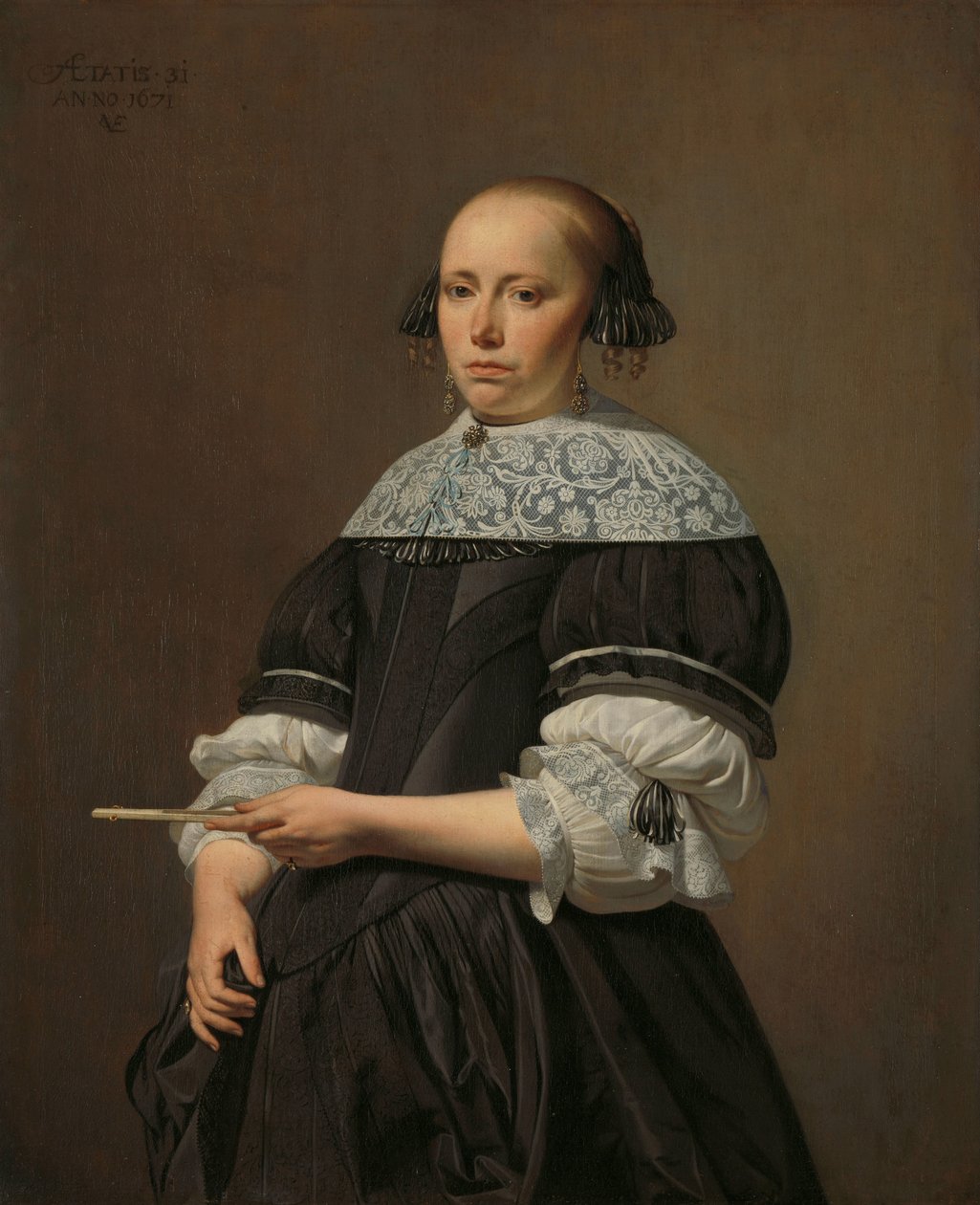 Elisabeth van Kessel (1640-1717), hustru till Willem Jacobsz Baert av Cesar Boetius van Everdingen