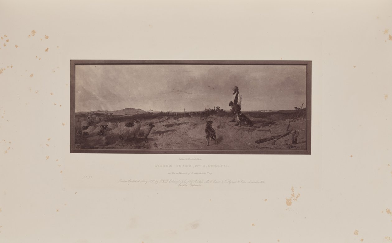 Lytham Sands, av R. Ansdell av Caldesi and Montecchi