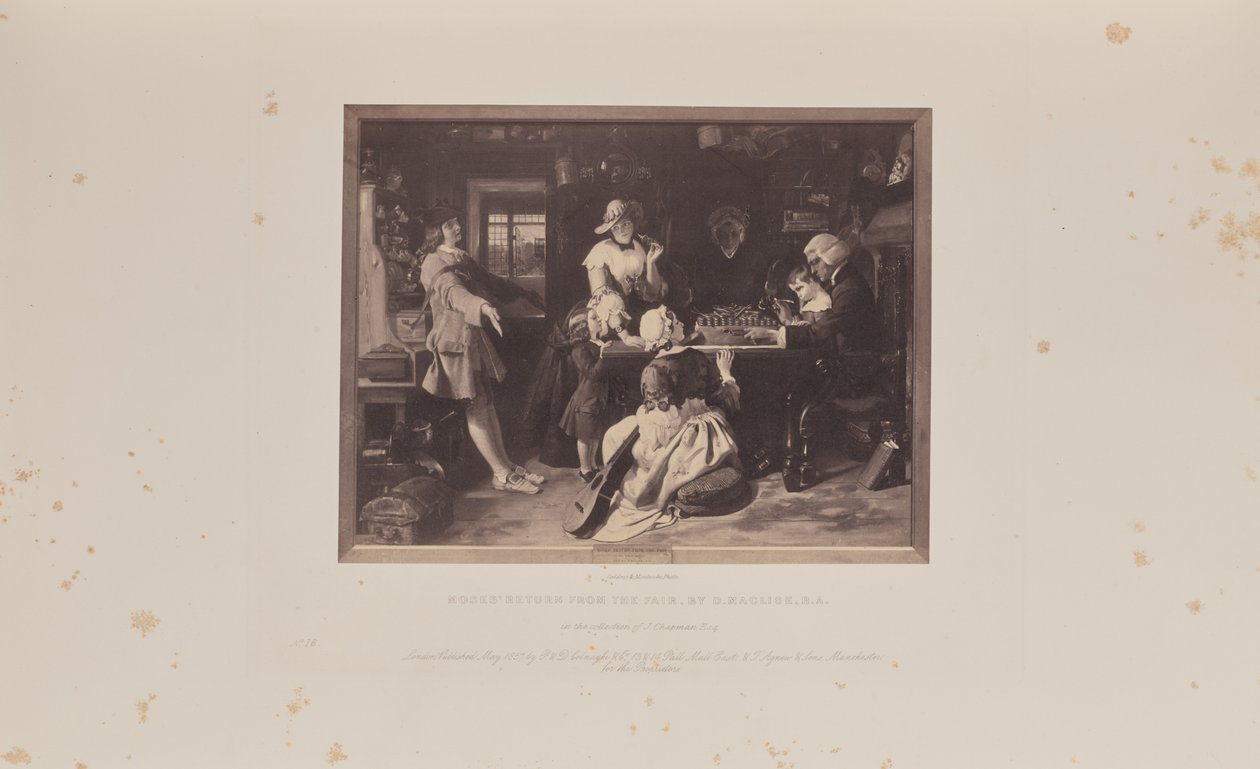 Moses återkomst från mässan, av D. Maclise, R.A. av Caldesi and Montecchi