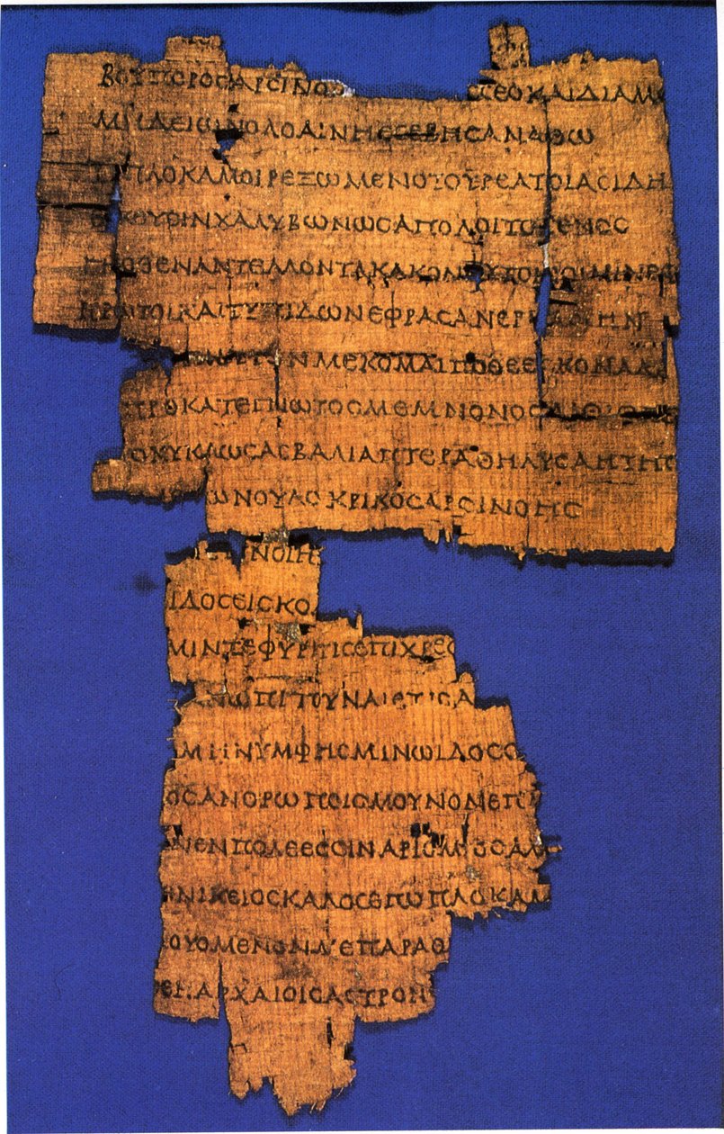 Kallimachos, Koma Berenices, papyrus av Callimachus