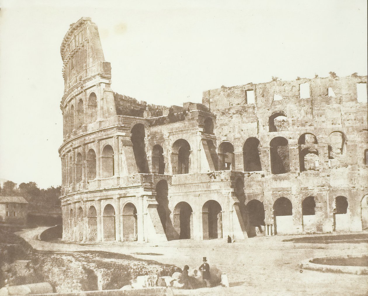Colosseum, Rom, 2:a utsikten, maj 1846. av Calvert Jones