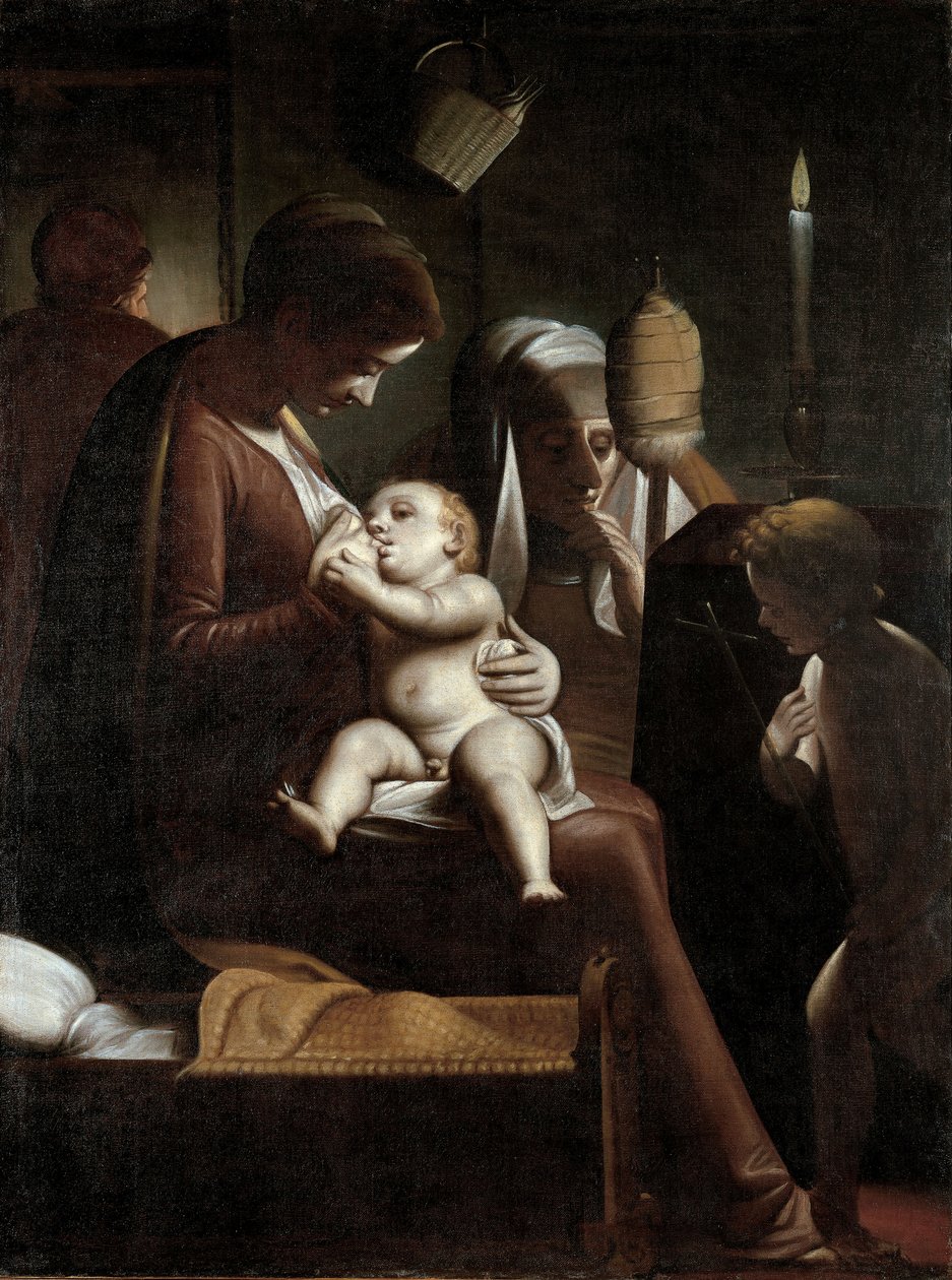 Madonna av ljuset, 1570-1575 av Cambiaso