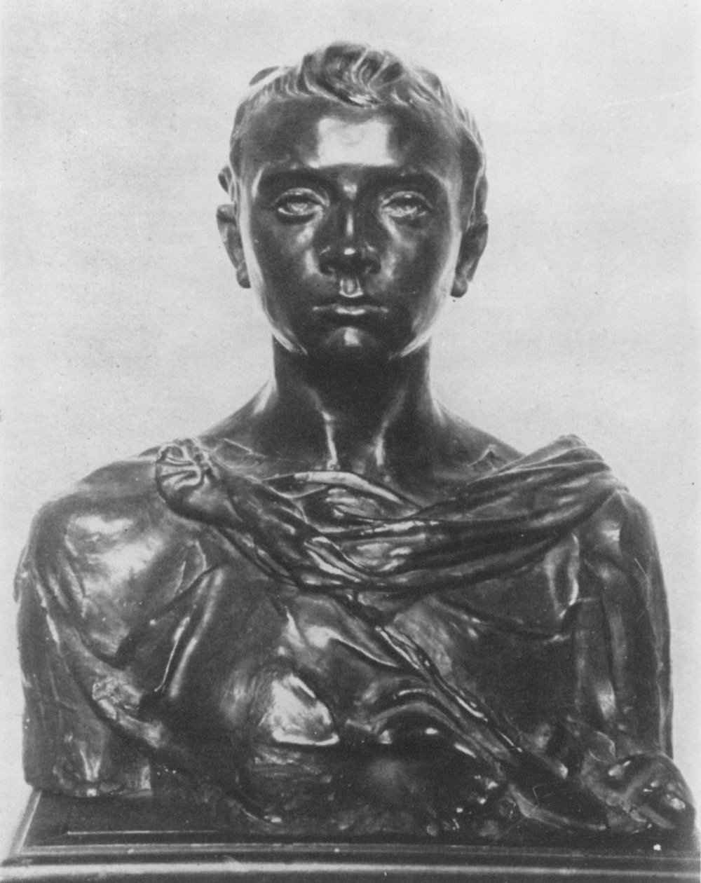 Byst av Paul Claudel som tonåring (brons) av Camille Claudel