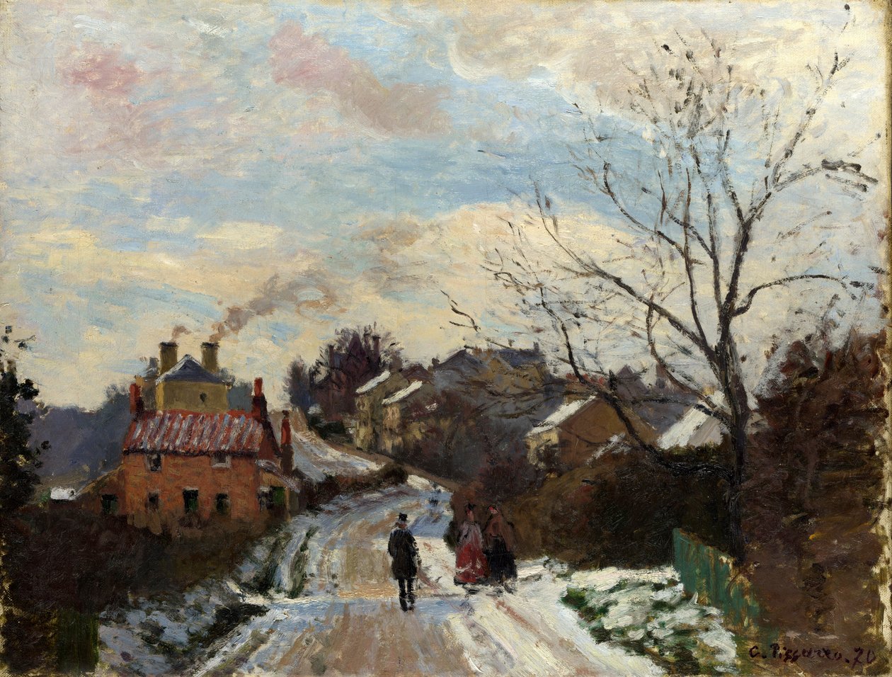 Fox Hill, Upper Norwood  av Camille Jacob Pissarro