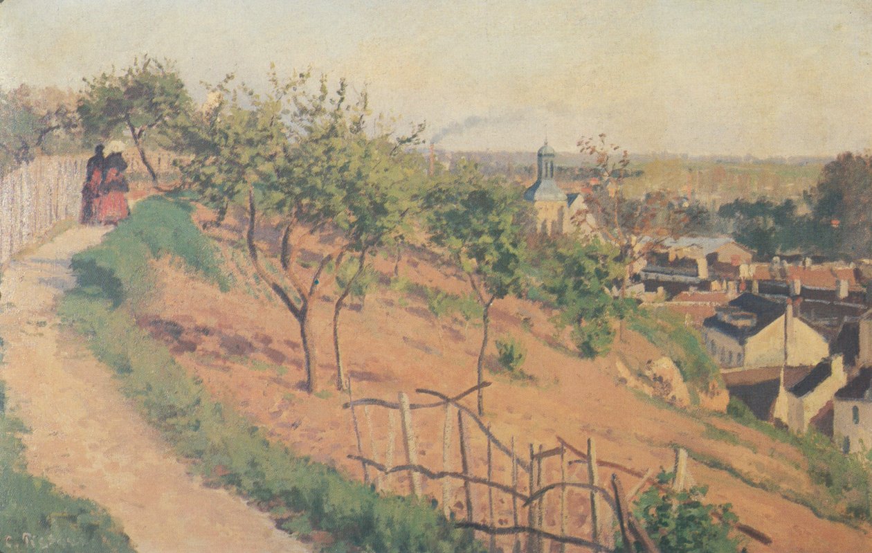 La Sente de Justice, Pontoise av Camille Jacob Pissarro