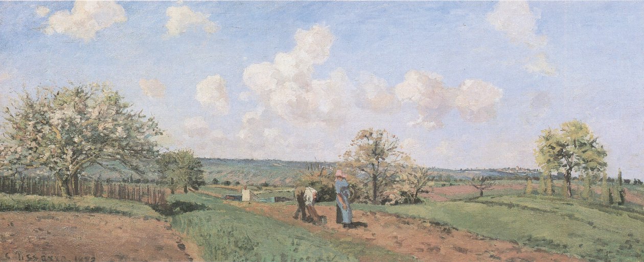 Le Printemps av Camille Jacob Pissarro