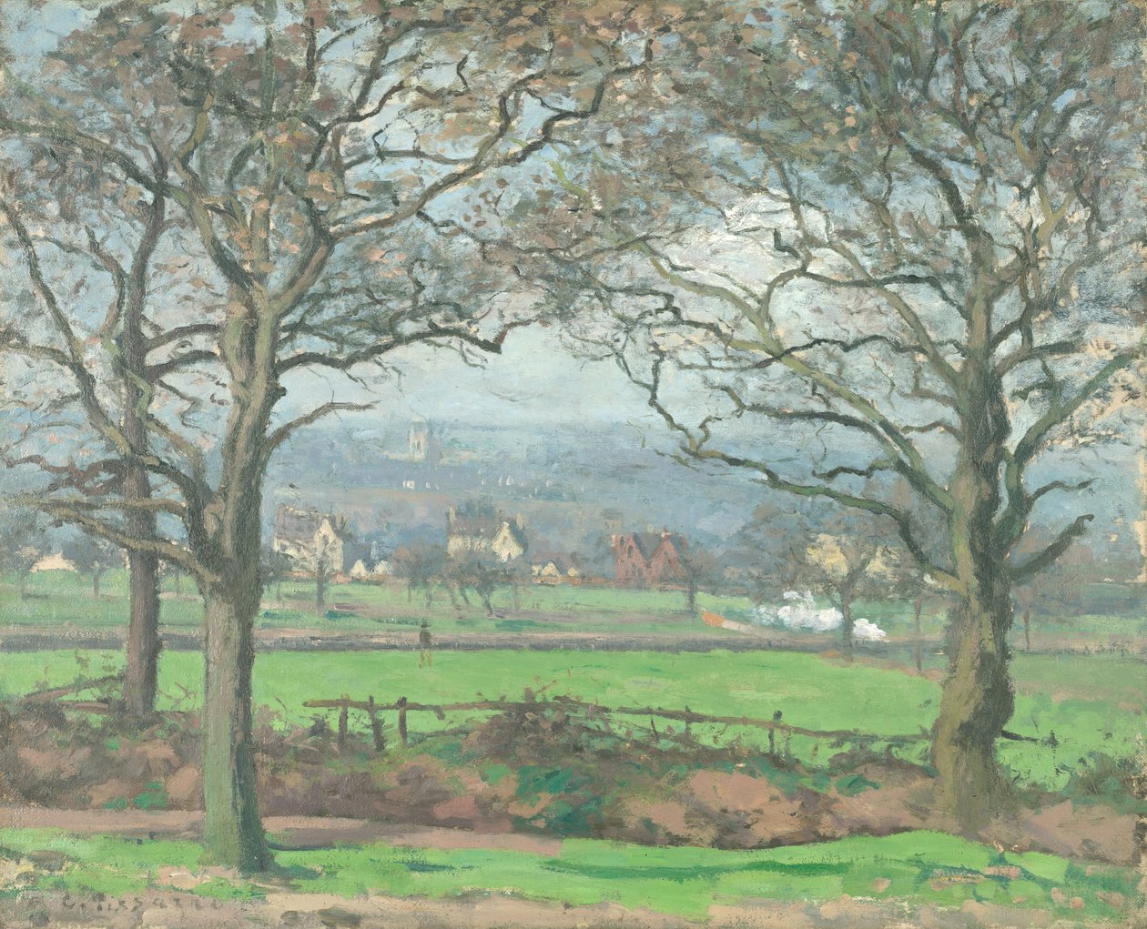 Nära Sydenham Hill av Camille Jacob Pissarro