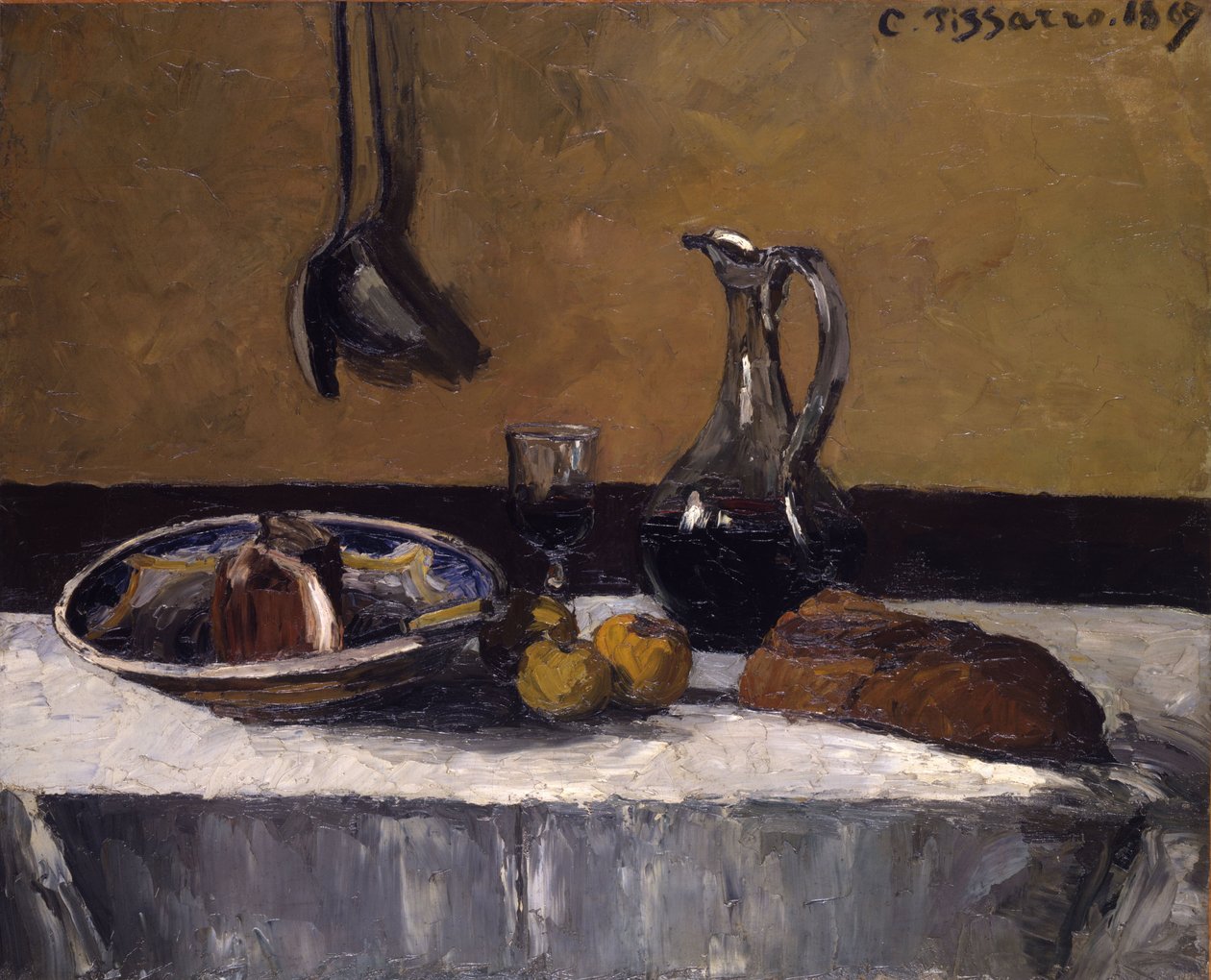 Fortfarande liv av Camille Jacob Pissarro