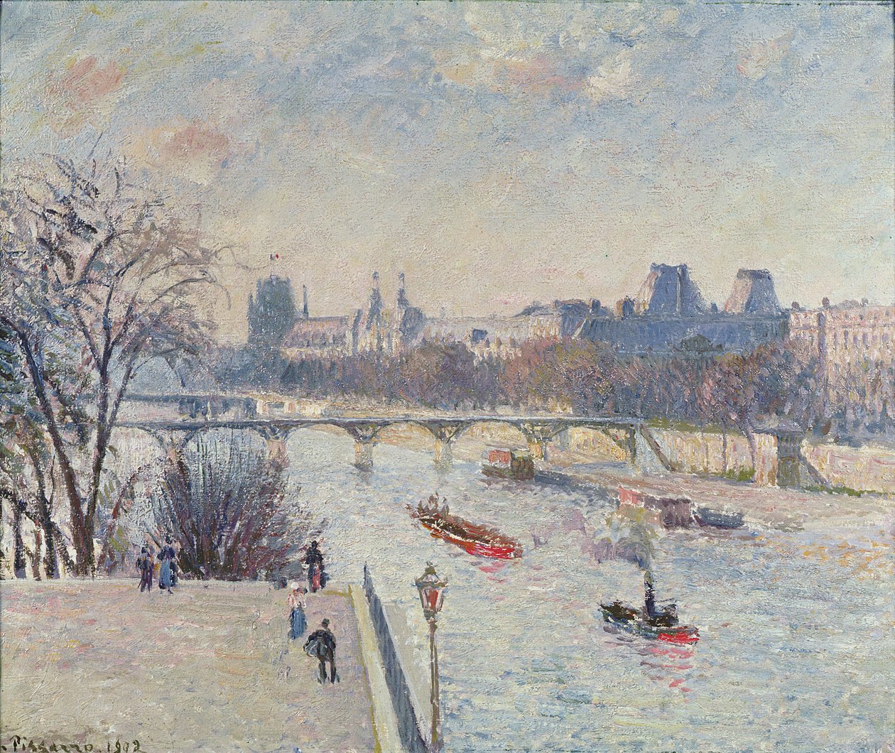 Louvren, 1902 av Camille Jacob Pissarro
