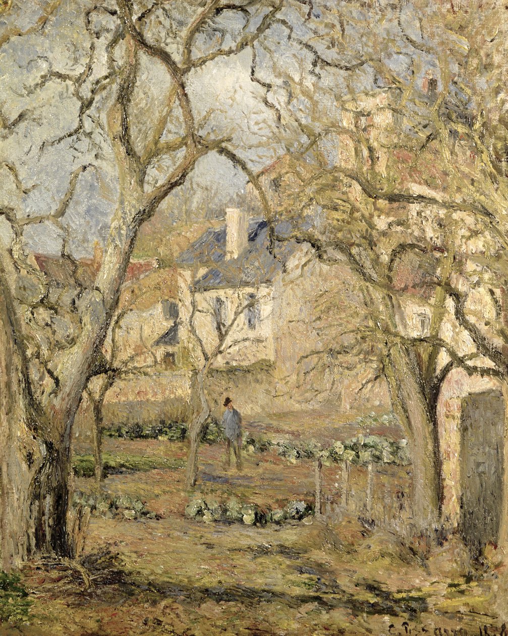 Köksträdgården, 1878 av Camille Jacob Pissarro