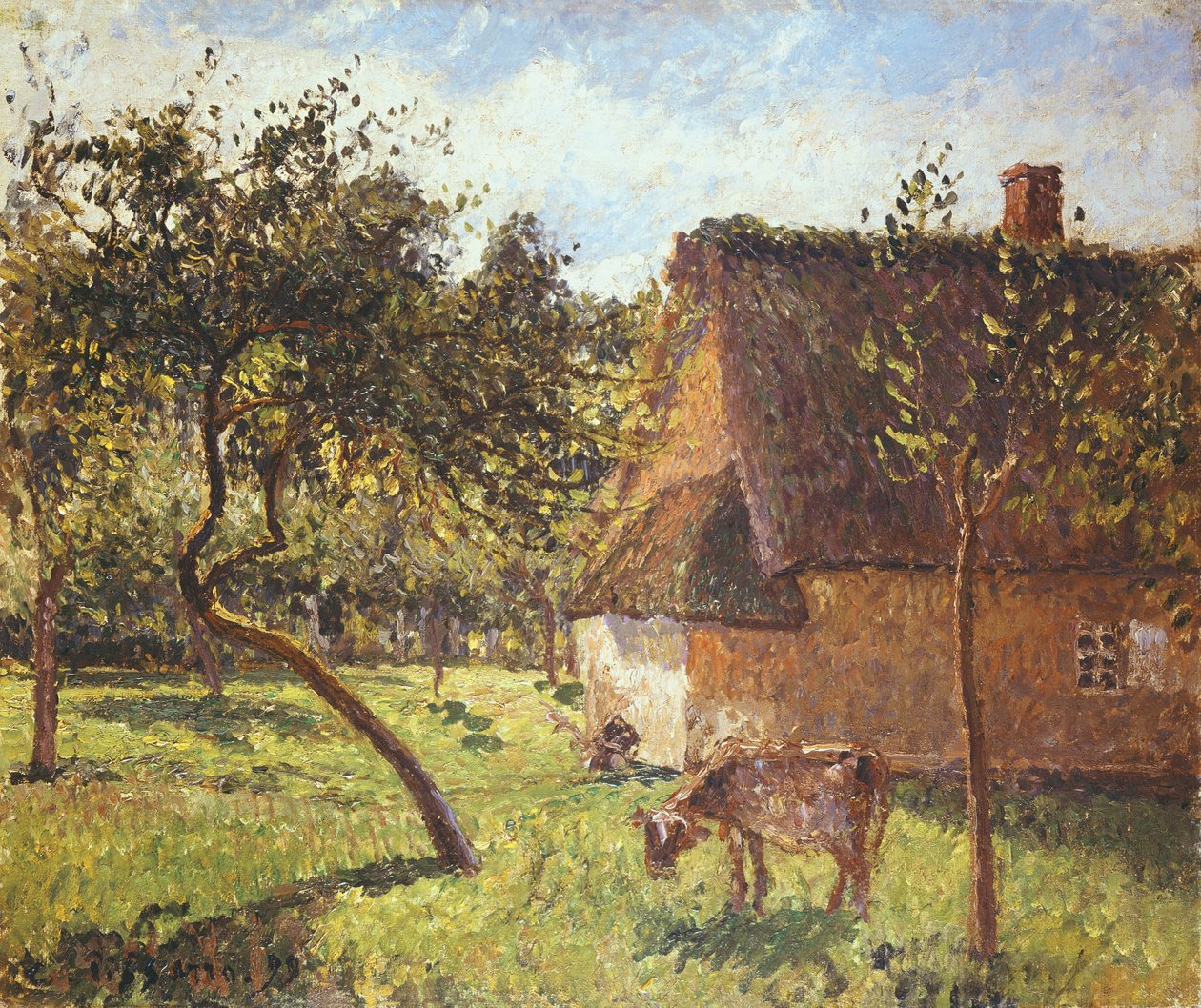 Fältet i Varengeville, 1899 av Camille Jacob Pissarro