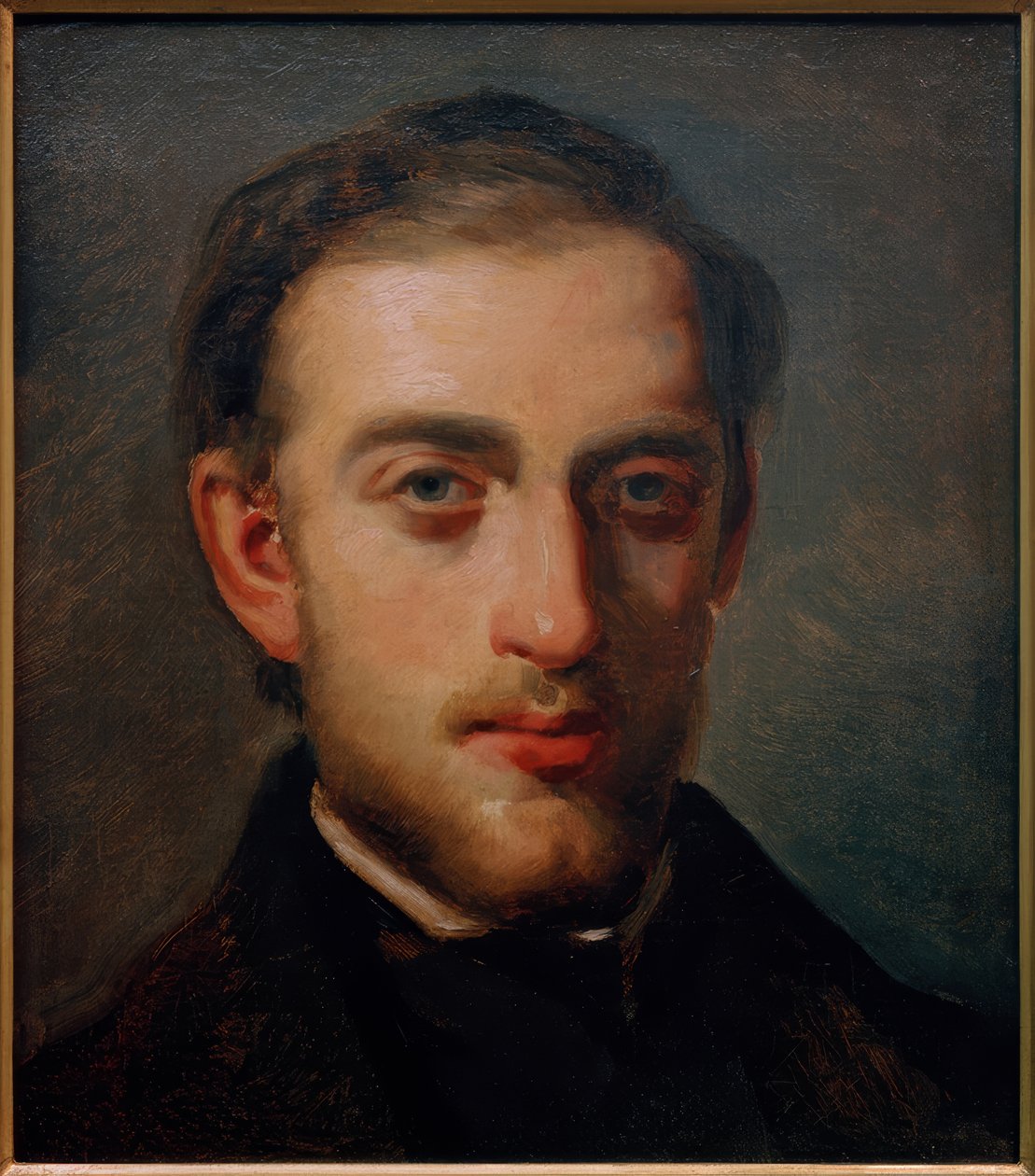 Porträtt av målaren Fritz Melbye av Camille Jacob Pissarro