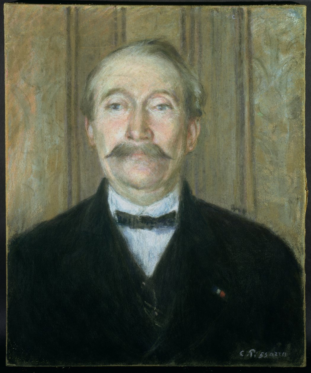 Porträtt av patriarken (pastell på papper) av Camille Jacob Pissarro