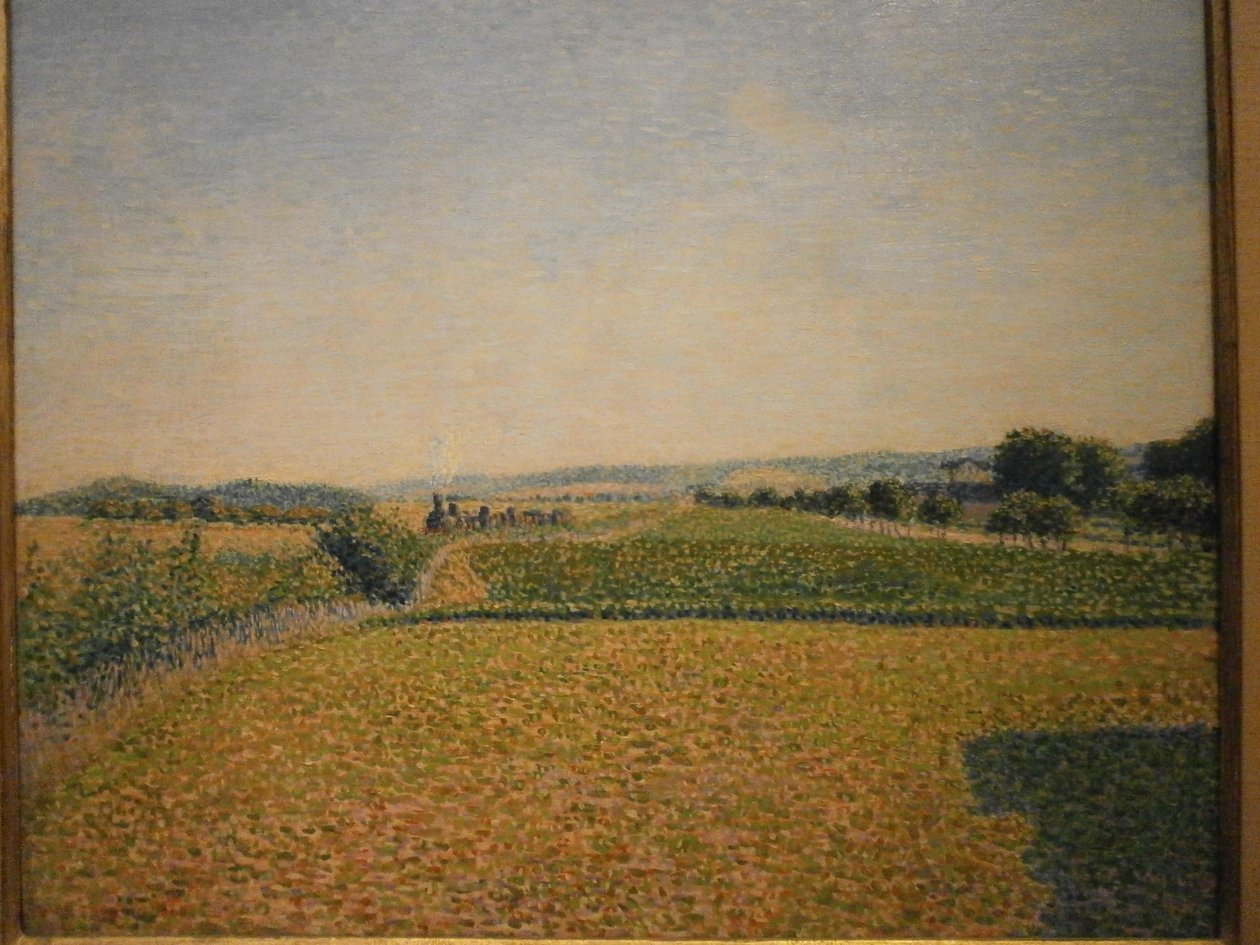 Järnväg till Dieppe av Camille Jacob Pissarro