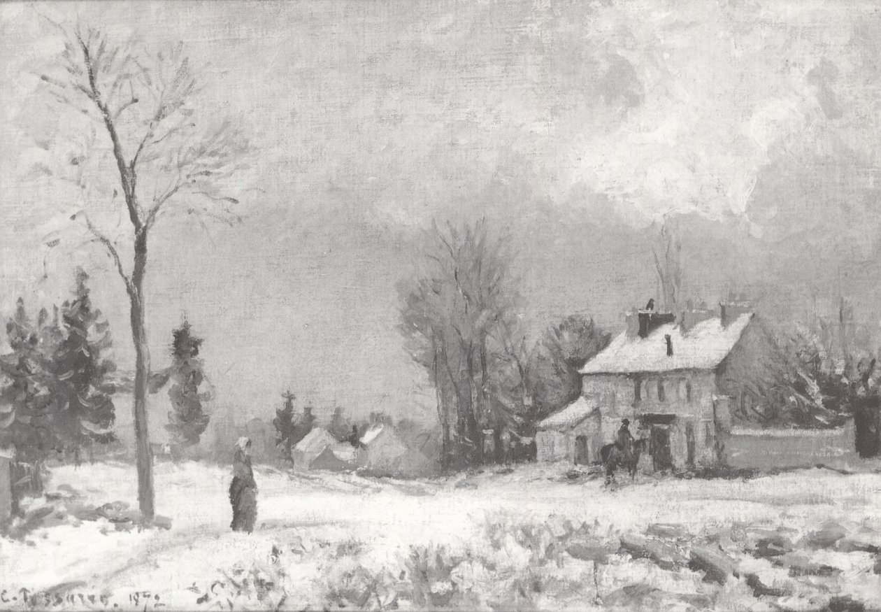 Rutten från Versailles till Saint-Germain till Louveciennes av Camille Jacob Pissarro