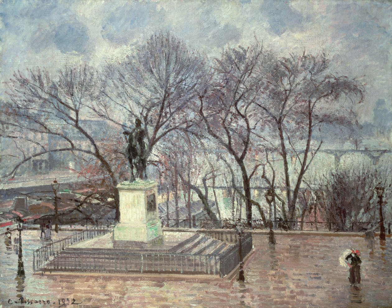 Pont Neuf, Paris, 1902 av Camille Jacob Pissarro