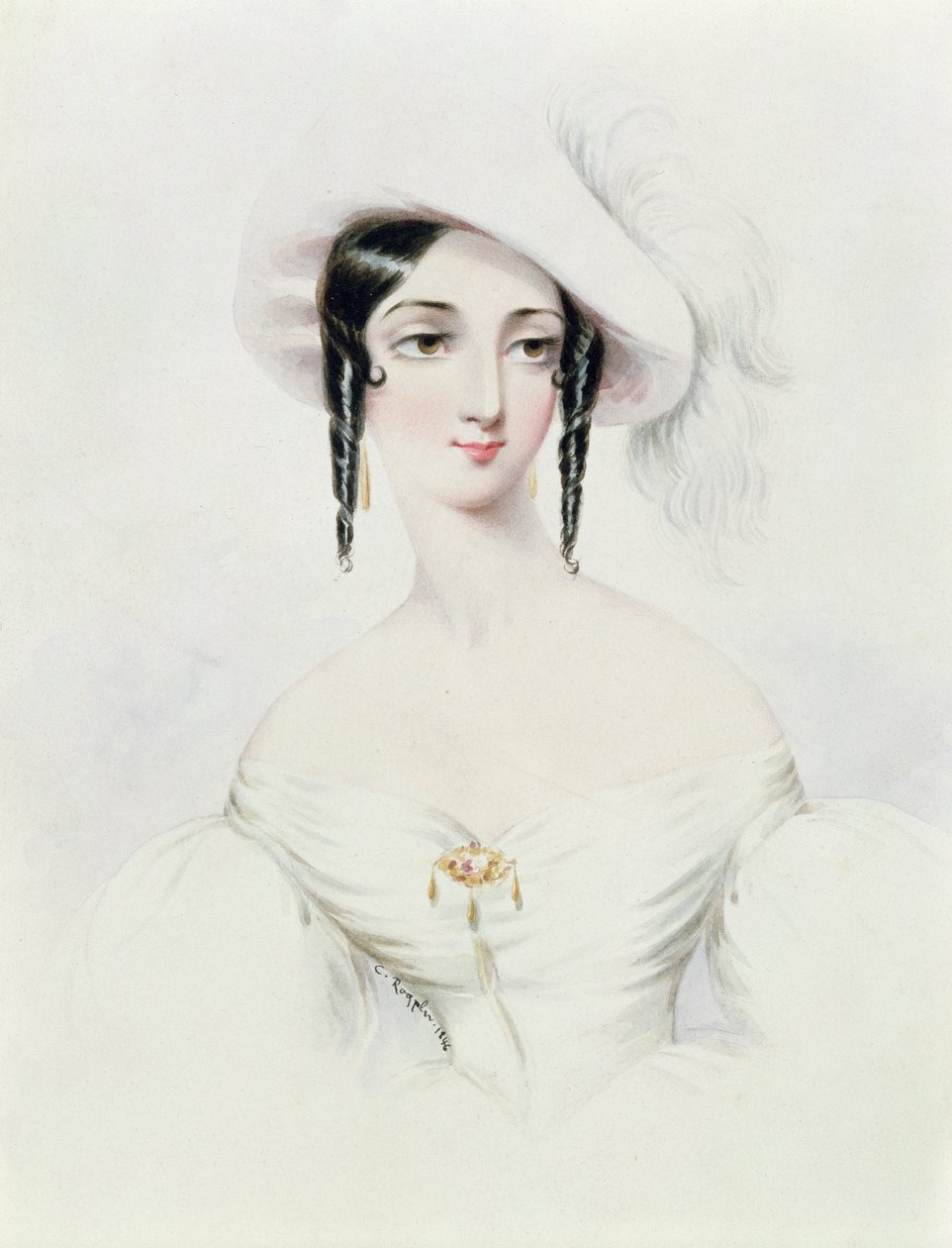 Porträtt av Lola Montez (1821-61), 1846 av Camille Joseph Etienne Roqueplan