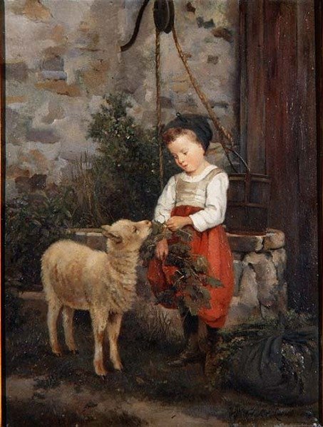 Djurlammet av Camille Leopold Cabaillot Lasalle