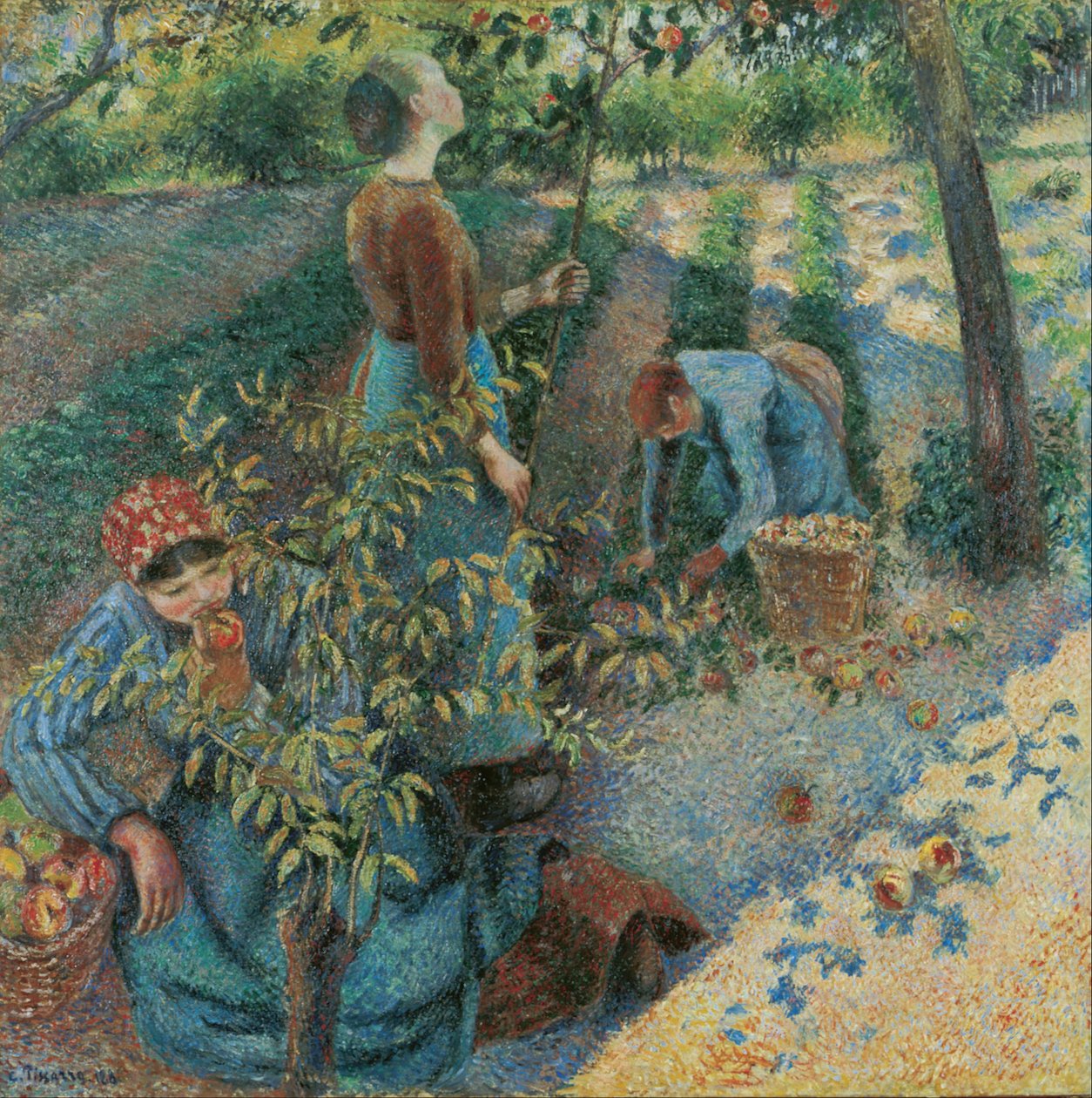 Apple Picking av Camille Jacob Pissarro