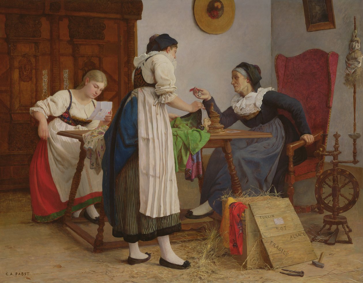 Brevet från Tonkin, 1898 av Camille Alfred Pabst