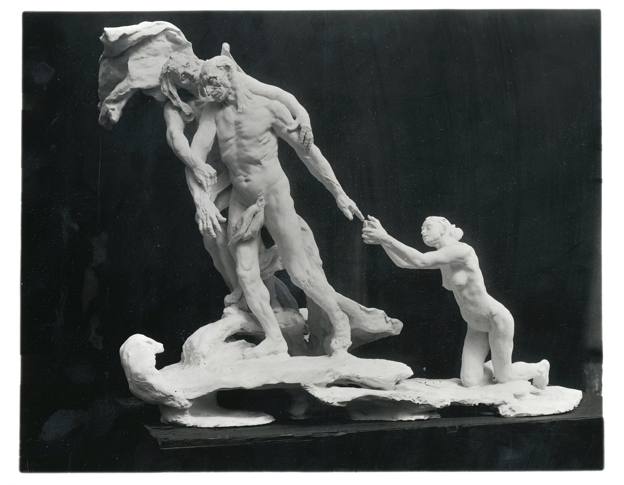 Mogen ålder (gips) av Camille Claudel