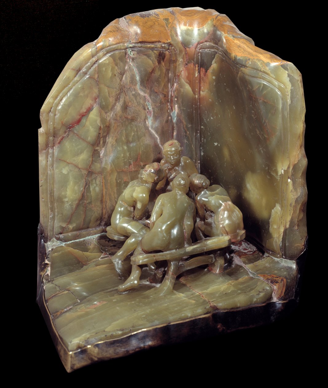 "loveseats" 1897 (brons och onyx) av Camille Claudel