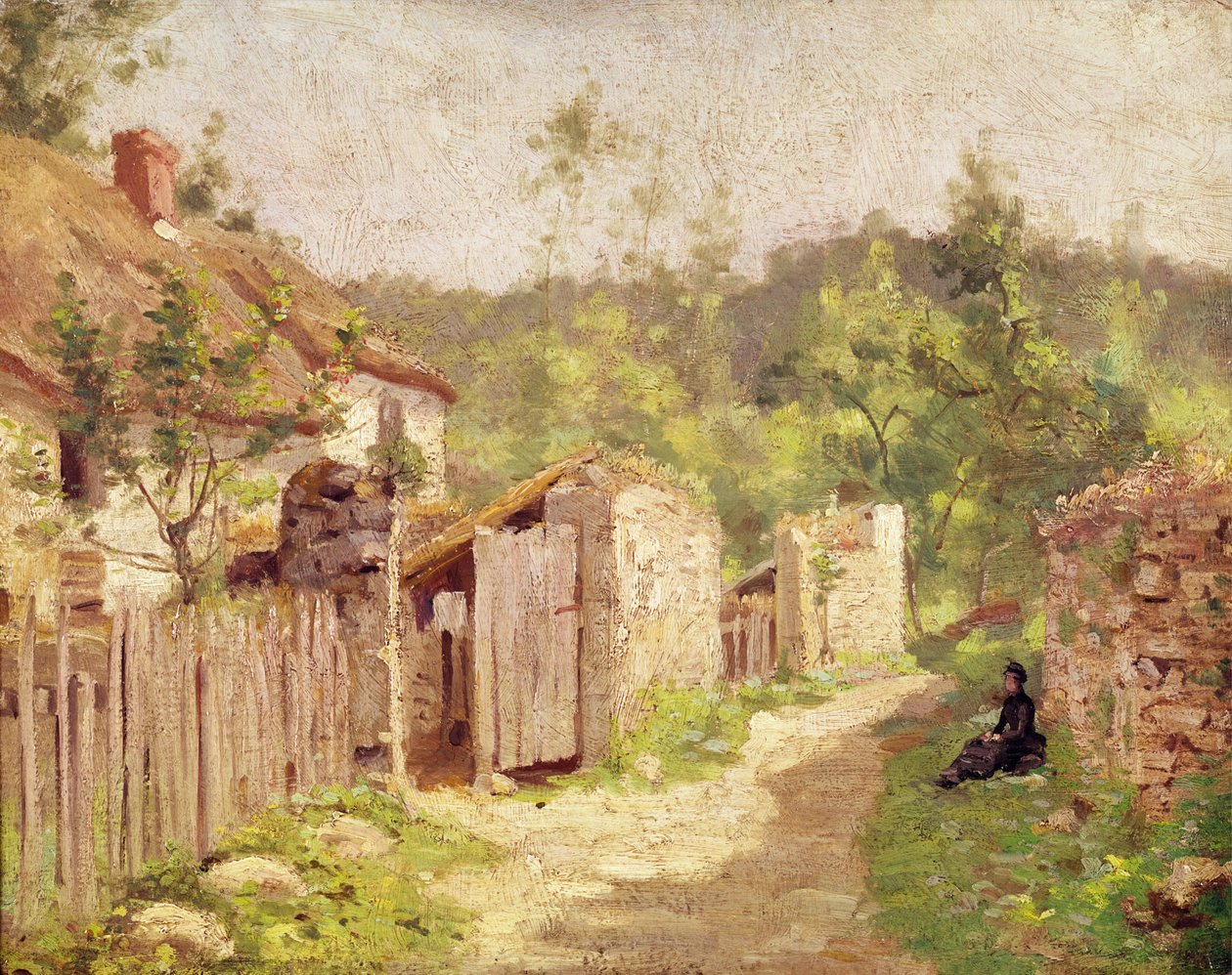 Daumiers hus i Valmondois av Camille Jacob Pissarro