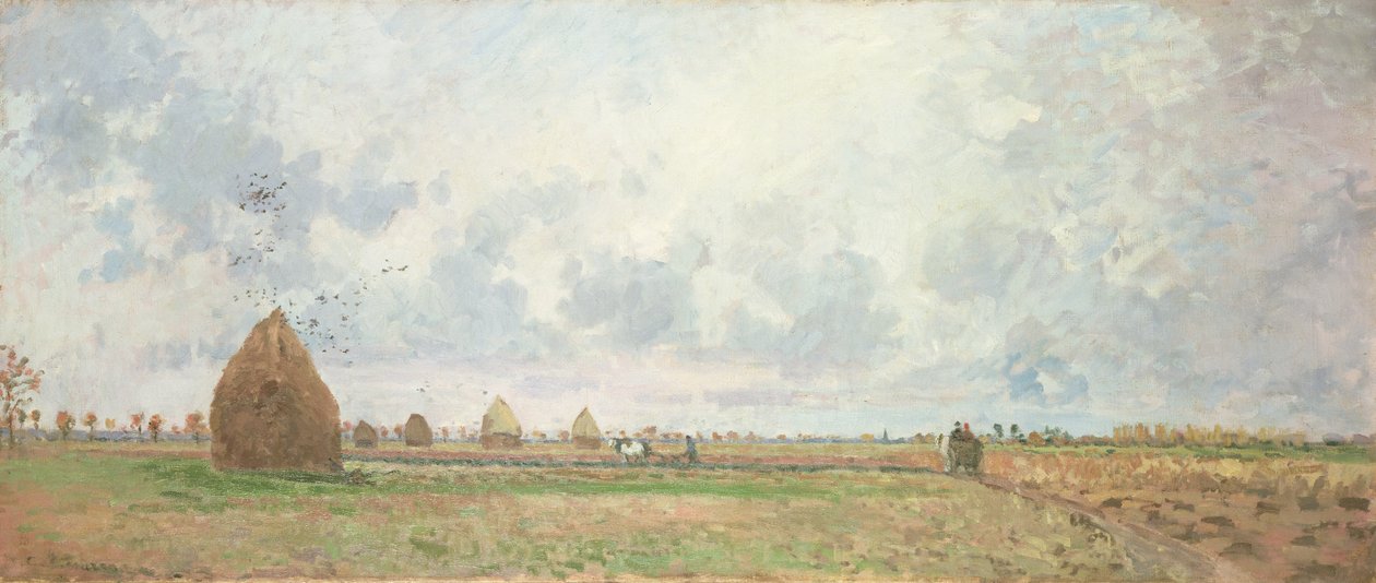 Fyra årstider, hösten, 1872 av Camille Jacob Pissarro