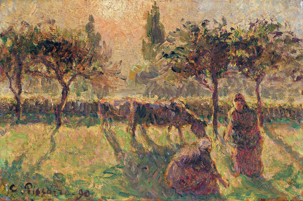 På fälten, 1890 av Camille Jacob Pissarro