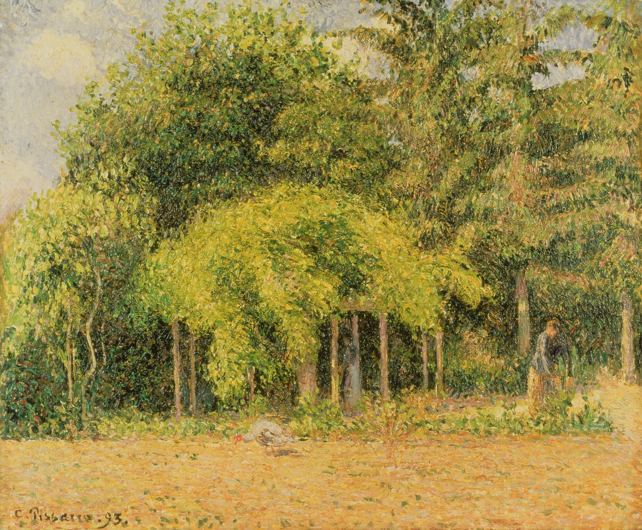 Bersån i Eragny, 1893 av Camille Jacob Pissarro