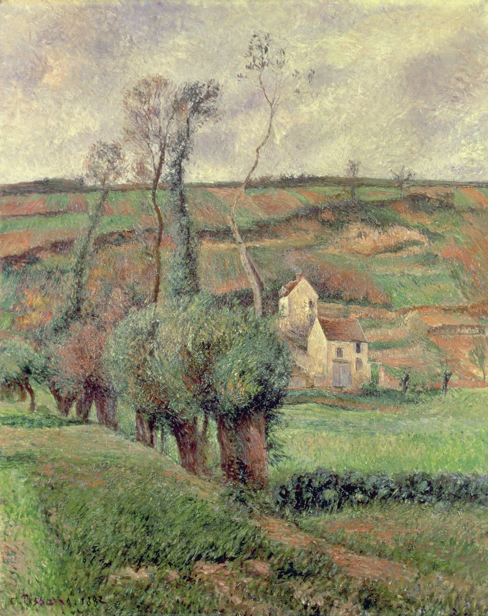 Cote de Chou i Pontoise, 1882 av Camille Jacob Pissarro