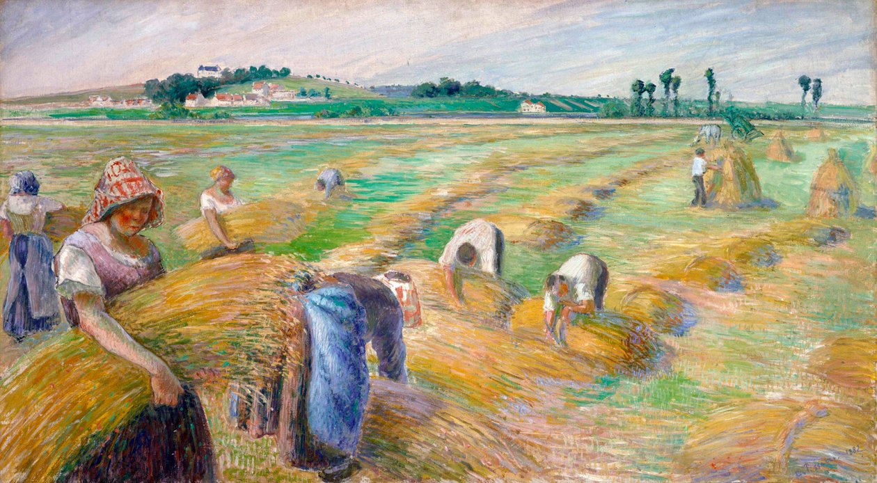 Skörden, 1882 av Camille Jacob Pissarro