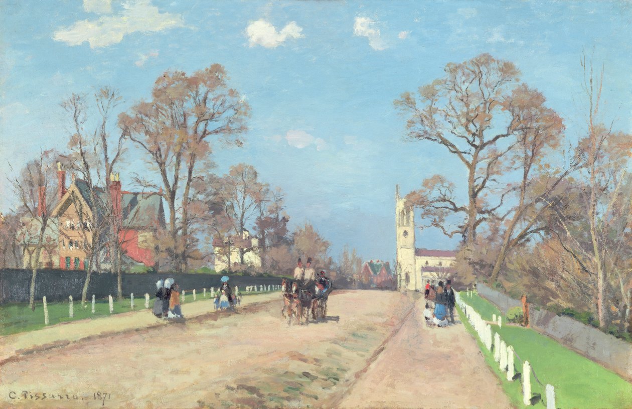 Vägen till Sydenham av Camille Jacob Pissarro