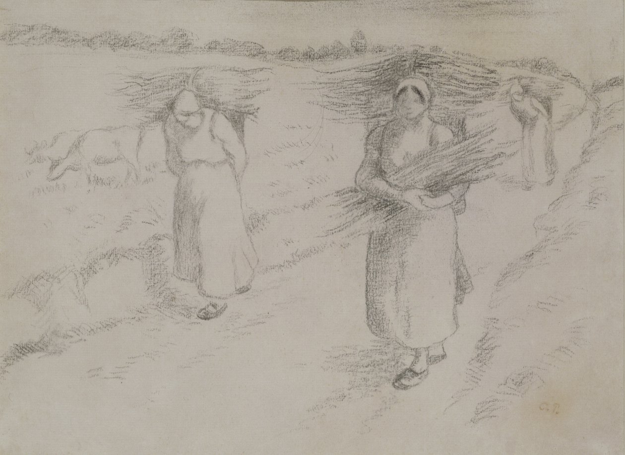 Kvistsamlarna, ca 1896 av Camille Jacob Pissarro