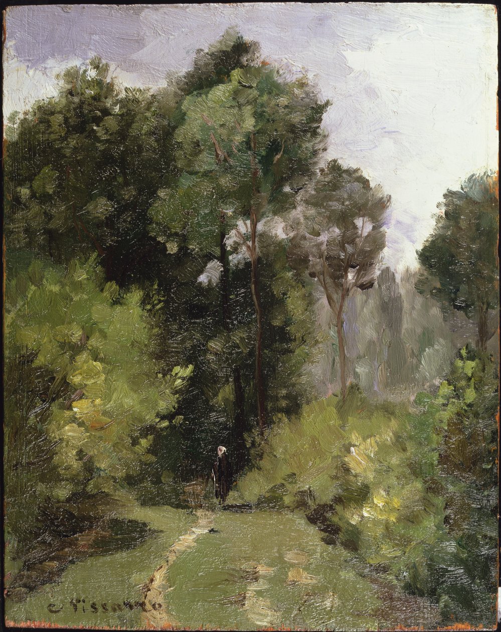 Under träden, 1864 av Camille Jacob Pissarro