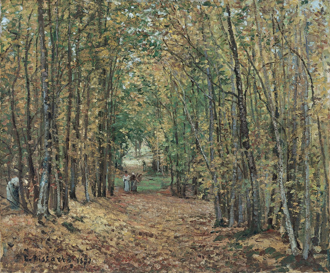 Avenue i Parc de Marly av Camille Pissarro