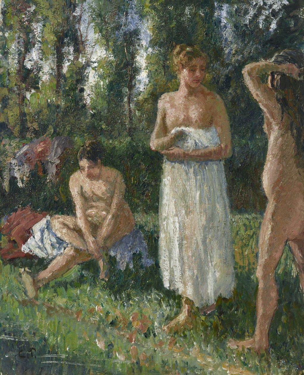 Badare, ca 1895 (olja på duk) av Camille Pissarro