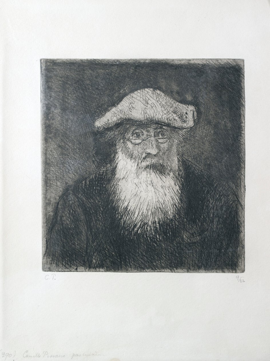 Camille Pissarro, ensam, c1890 av Camille Pissarro